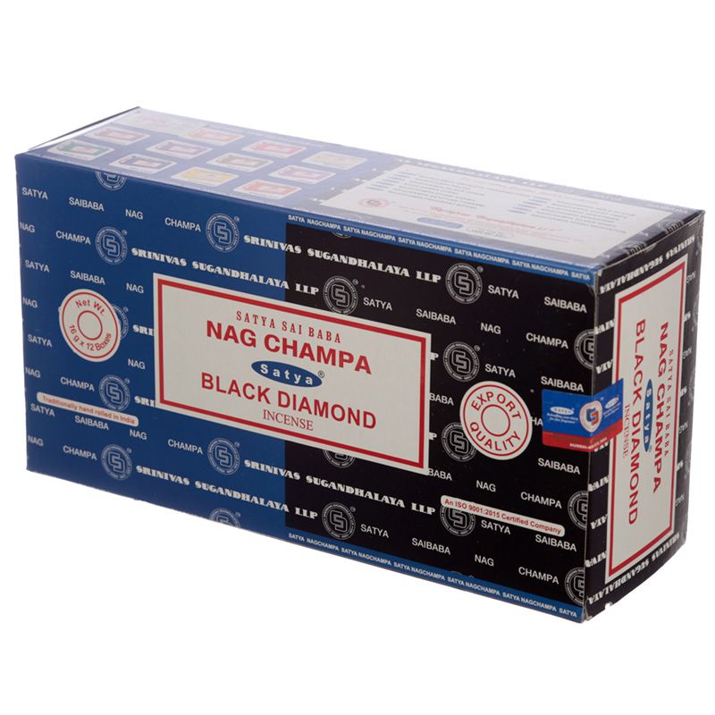 Incienso dúo Nag Champa y Black Diamond