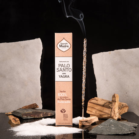 Varilla Sahumerio Palo Santo con Yagra - Sagrada Madre