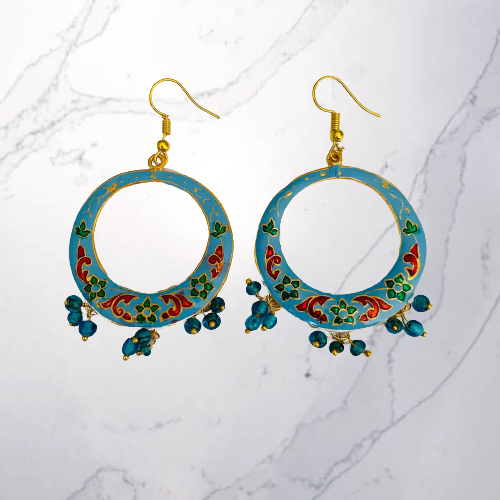 Aros Azul Green Flower