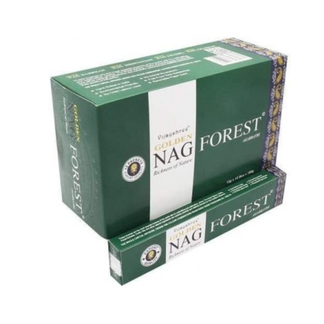 Incienso Natural Golden Nag Forest - Vijayshree