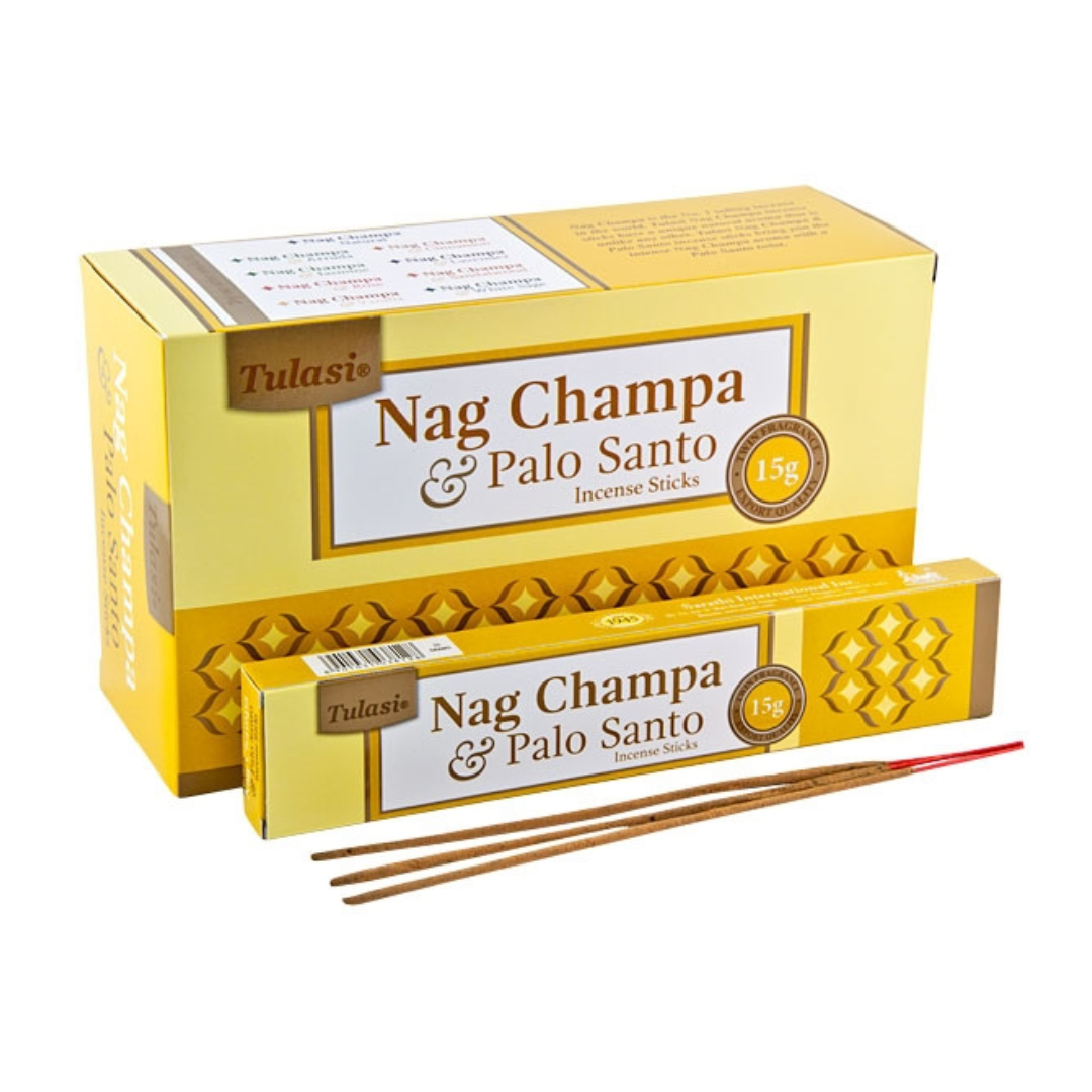 Incienso Natural Nag Champa Palo Santo - Tulasi