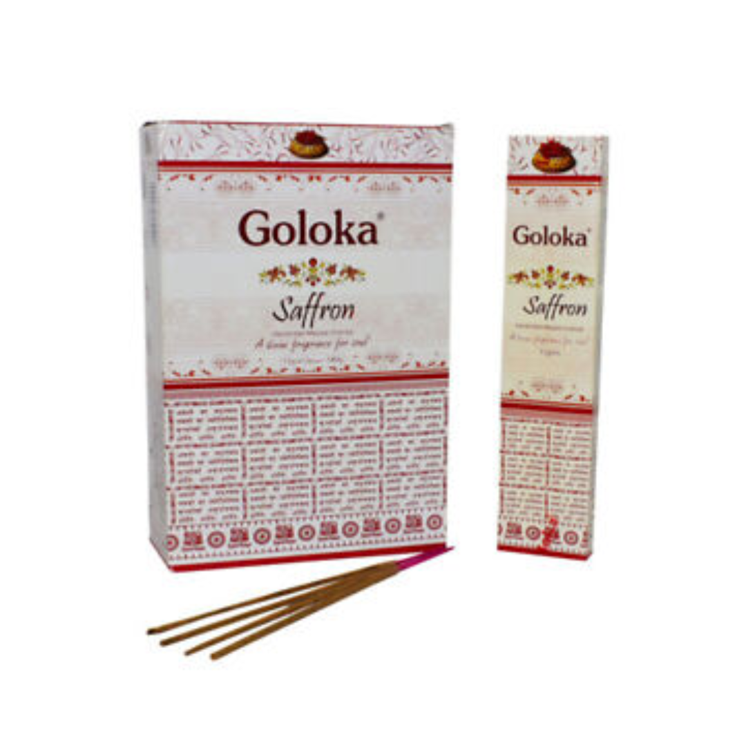 Incienso Natural Premium Saffron - Goloka