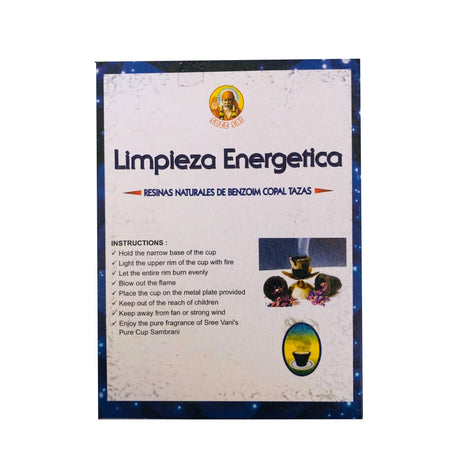 Copitas de Incienso con Resina - Purificador de Energía Sambrani