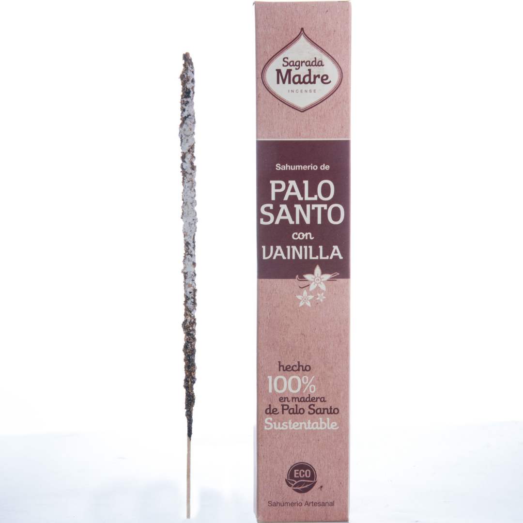 Varilla Sahumerio Palo Santo con Vainilla - Sagrada Madre