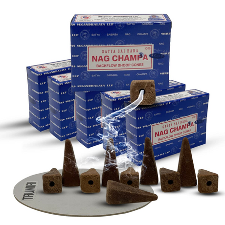 Incienso Cascada Nag Champa 120 conos - Satya