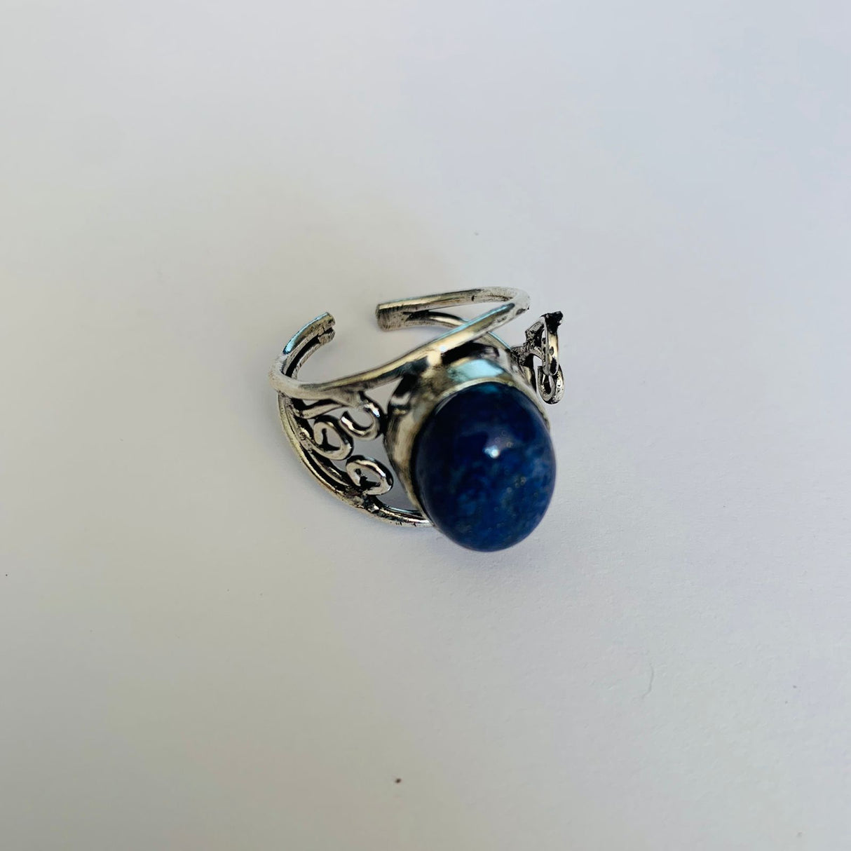 Anillo Corona Lapis Lazuli