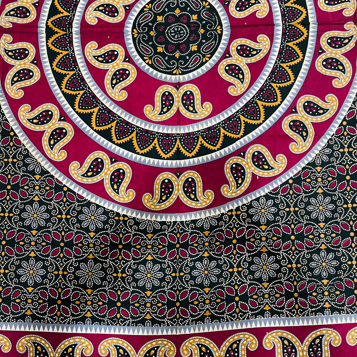 Cubrecama 2 plazas Mandala Black Desing