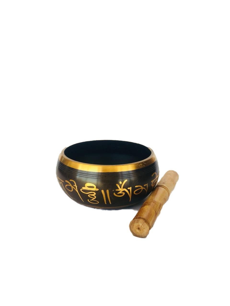 Cuenco Tibetano Negro 10 cms Nota SOL