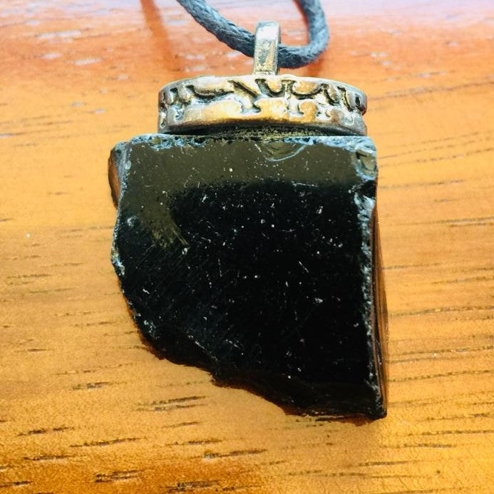 Colgante Piedra Obsidiana
