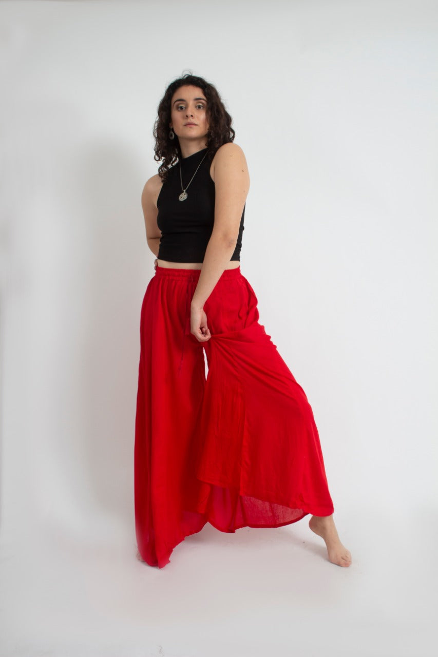 Pantalon Palazzo Rojo