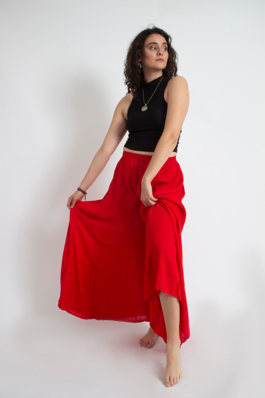 Pantalon Palazzo Rojo