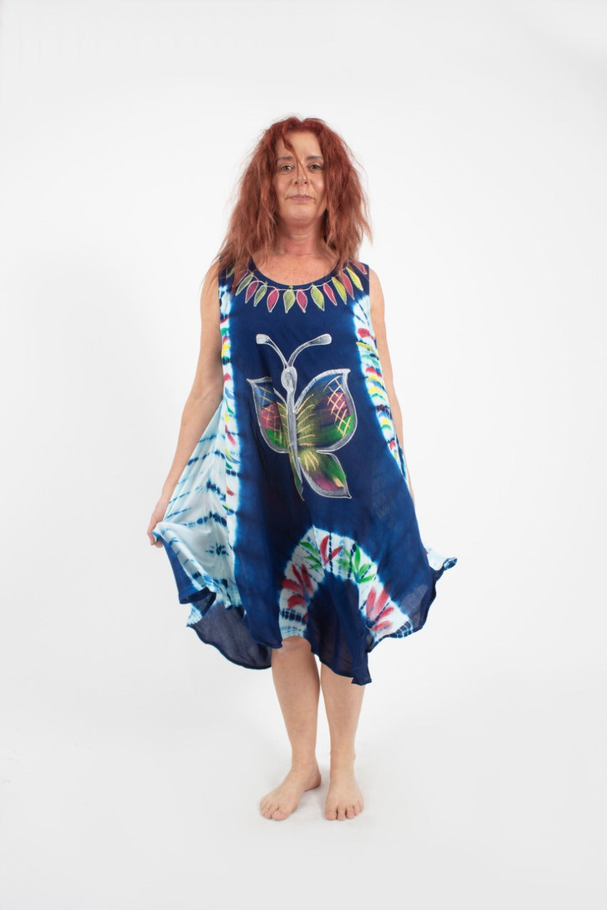 Vestido Mariposa Azul