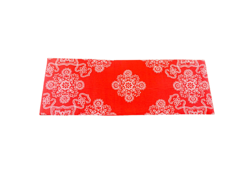 Mat de Yoga Rojo Diseño Floral