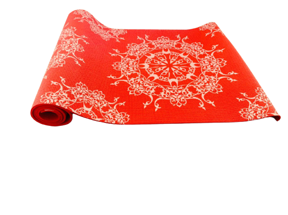 Mat de Yoga Rojo Diseño Royal