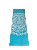 Mat de Yoga Celeste Diseño Sunflower