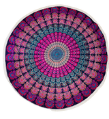 Pareo - Cubre cama mandala redondo Pink & Purple