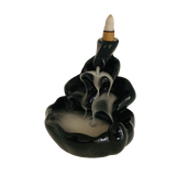 Porta Incienso Cascada Waterfall Black + 10 inciensos especiales
