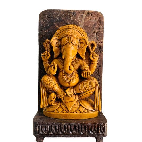 Adorno de Piedra Ganesh
