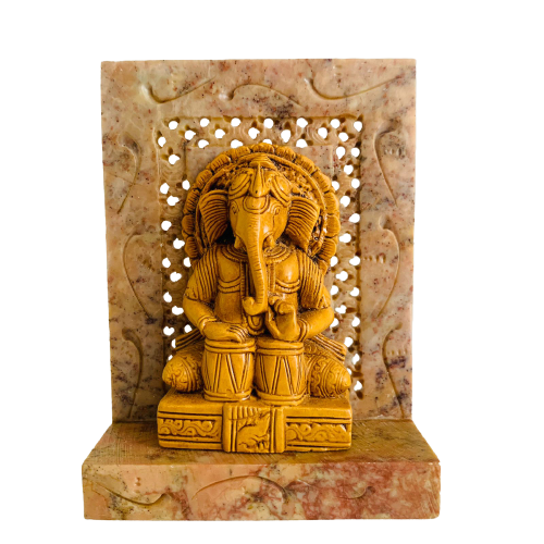 Adorno de Piedra Ganesh Dram
