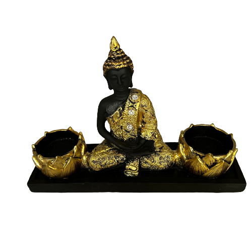 Porta Vela Siddharta Black&Gold