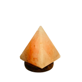 Lampara de Sal del Himalaya Pirámide Led Multicolor Mini