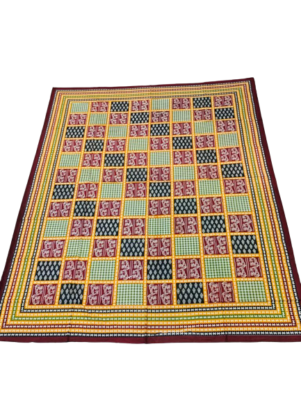 Cubrecama 2 plazas Red and Black Design