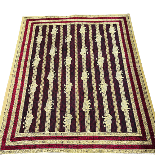 Cubrecama 2 Plazas Elephant Red Yellow