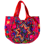 Bolso Playero Elefante Estrella Rojo