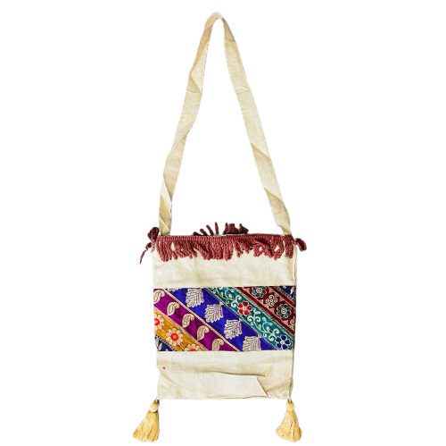 Bolso Crochet - Diseño Beige