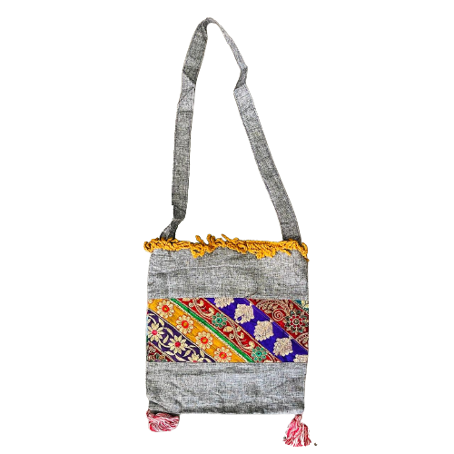 Bolso Crochet - Diseño Gris