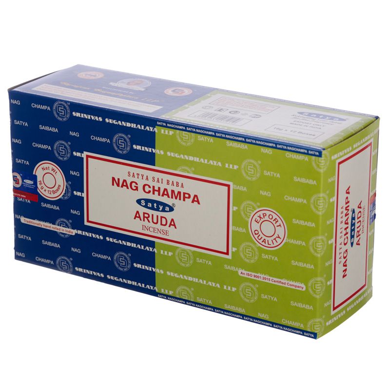 Incienso dúo Nag Champa y Ruda