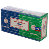 Incienso dúo Nag Champa y Ayurveda