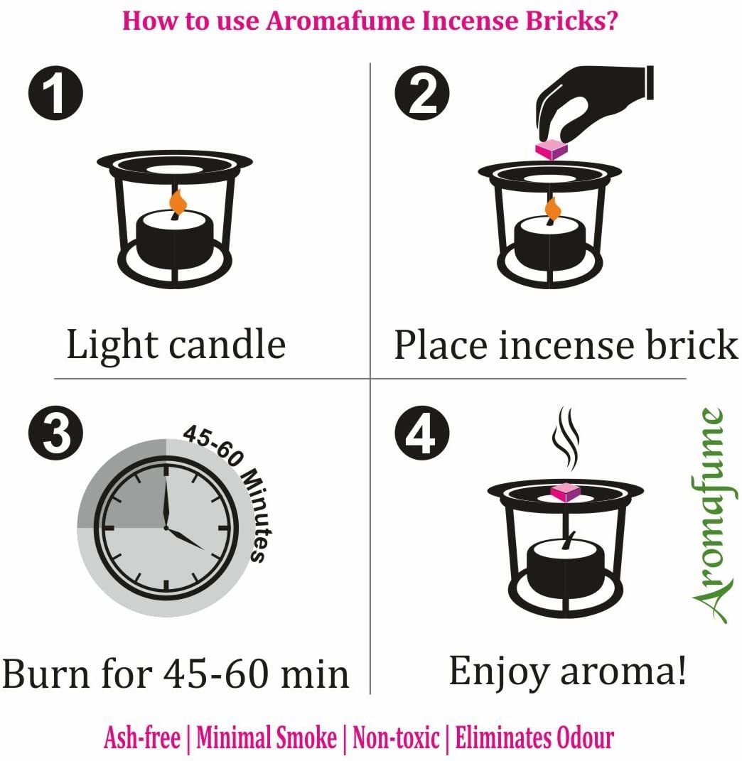 Ladrillos de Incienso Natural Nag Champa - Aromafume