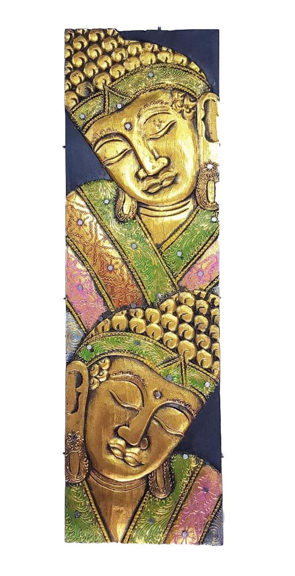 Cuadro Budha Sidharta Multicolor Dorado