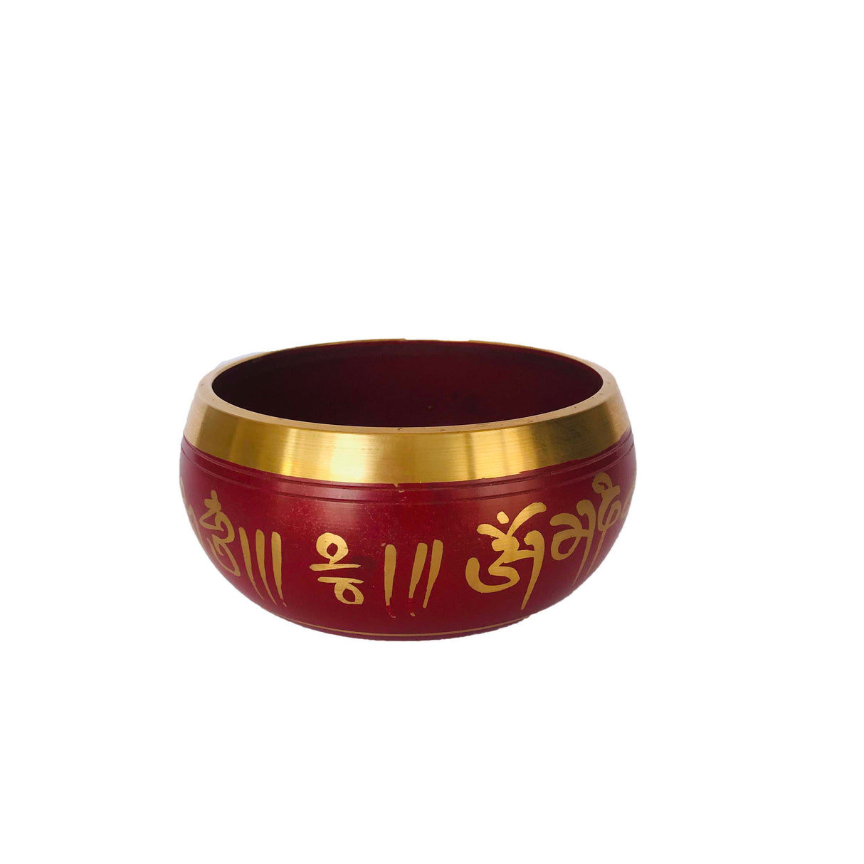 Cuenco Tibetano 10 cms Rojo - Nota SOL