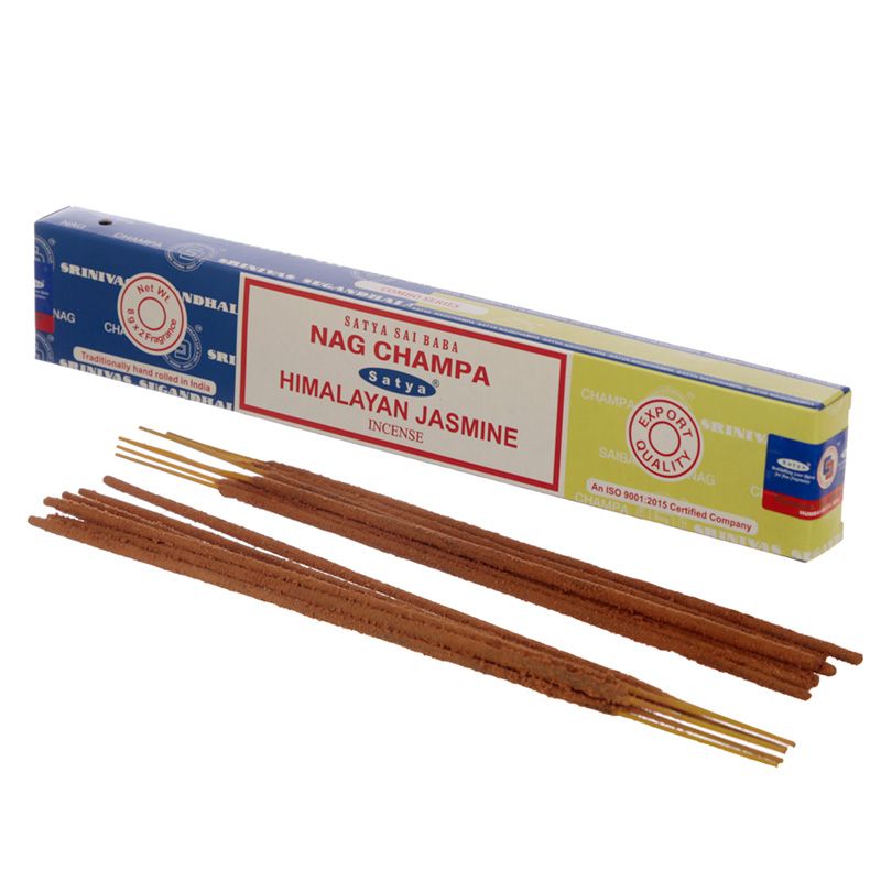 Incienso dúo Nag Champa y Himalayan Jasmine