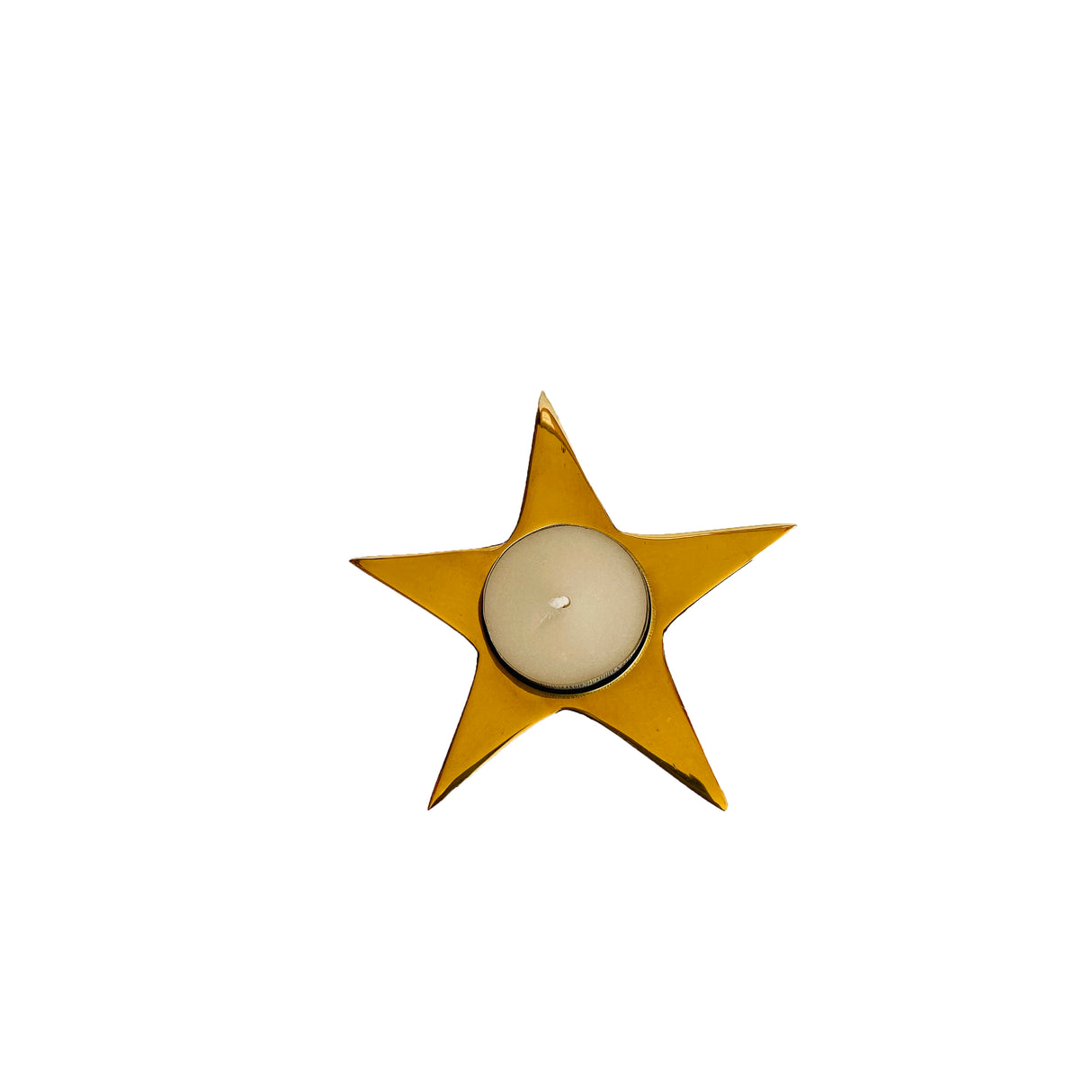 Porta velas de Bronce Estrella