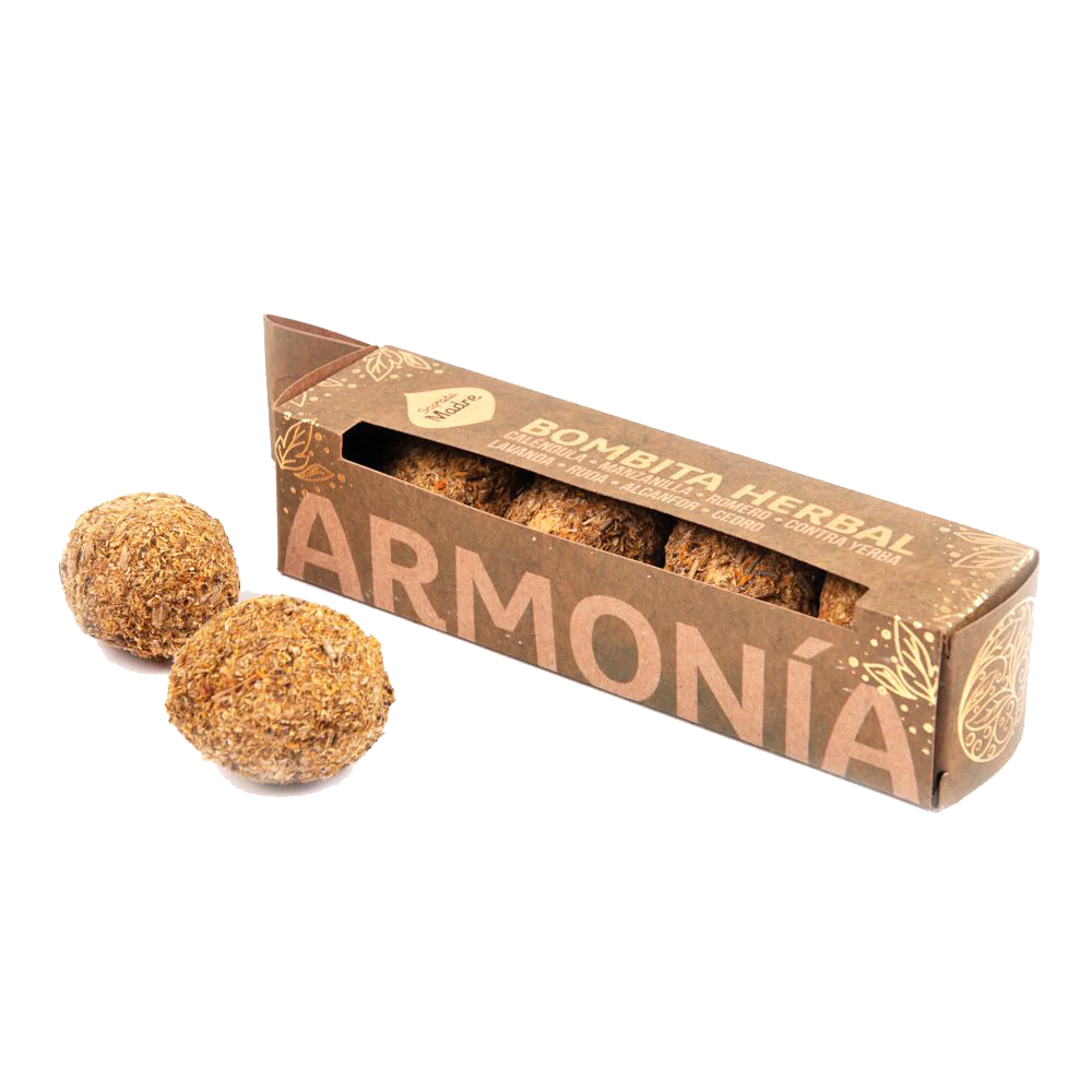 Bombita Herbal Sahumerio Armonia - Sagrada Madre