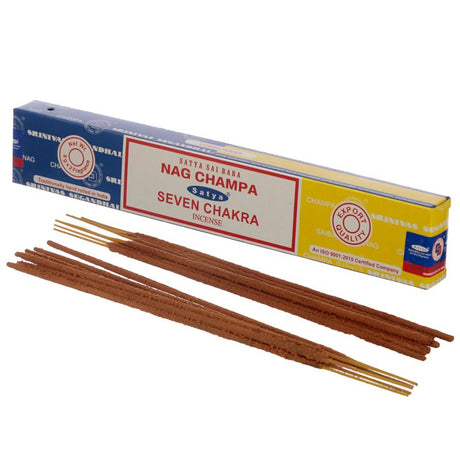 Incienso dúo Nag Champa y Siete Chakra