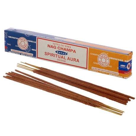 Incienso dúo Nag Champa y Spiritual Aura